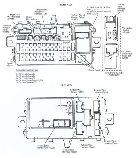 Diagram 1992 Honda Civic Fuse Diagram Mydiagramonline