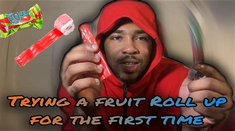 Trying A Fruit Roll Up For First Time 🤢 Youtube
