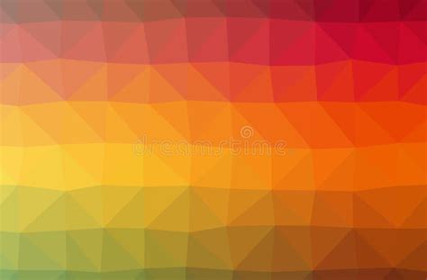 Illustration Of Abstract Low Poly Orange Horizontal Background Stock