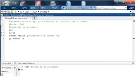 Factorial De Un Numero En Matlab YouTube