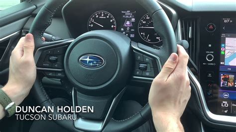 2020 Subaru Outback Adaptive Cruise Control With Lane Centering Youtube