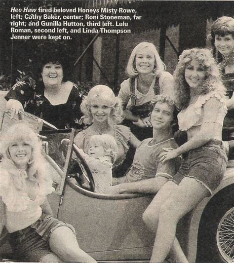 Gatlin Larry With Hee Haw Honeys Magazine Photo With Caption 1976