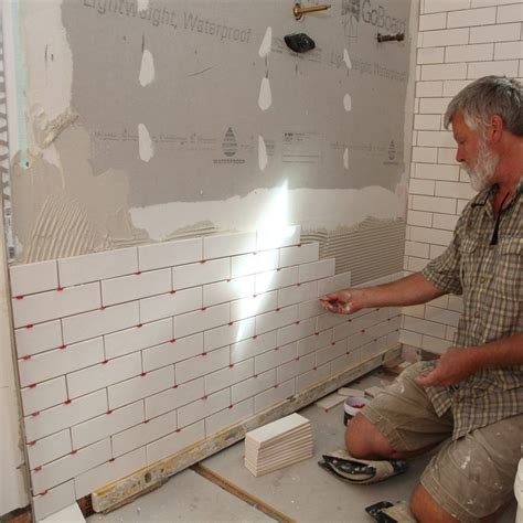 Make a paste of baking soda a. Tiling a Walk-In Shower: Chapter 6 - Wall Tile ...