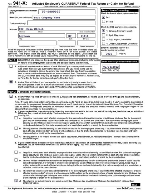 Step By Step How To Guide To Filing Your 941 X Ertc Baron Payroll