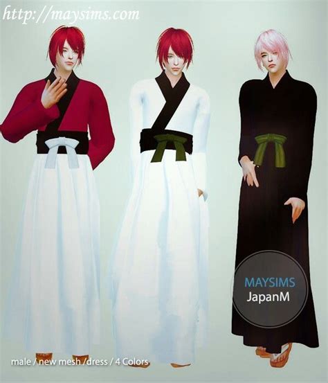 Japanese Clothing For Ts4 Japanese Outfits Sims 4 Mods Clothes Sims