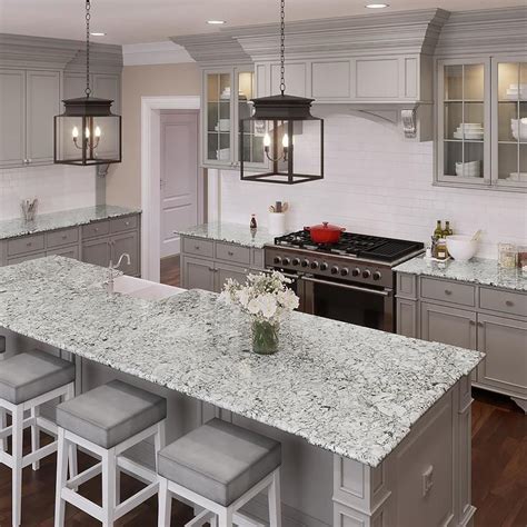 Are you looking for cabinets or cabinet hardware to renovate the look and style of your bathroom or kitchen? allen + roth Smoked Truffle Quartz Gray Kitchen Countertop ...