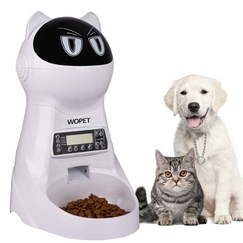 Puree or crumble the ingredients until it begins to resemble paté cat food. Automatic cat food dispenser leave cat alone at home ...