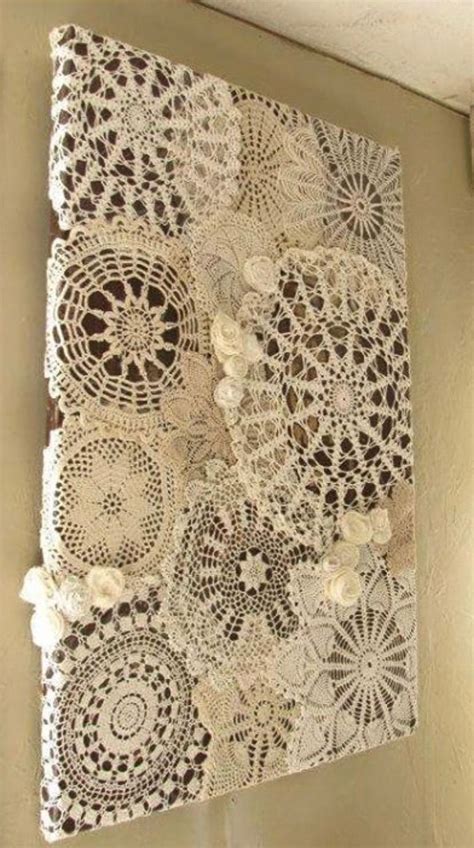 Pin By Danièle On Tricot Crochet Crochet Wall Art Doily Art Doilies
