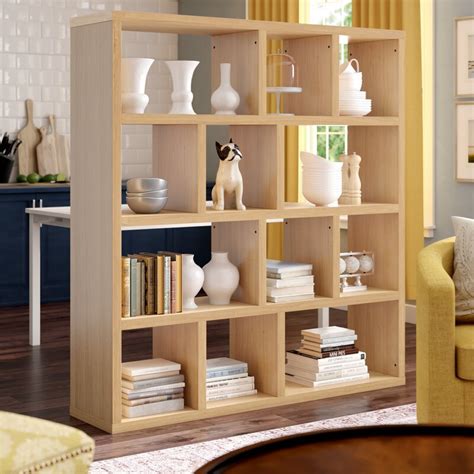 latitude run varga geometric bookcase and reviews wayfair