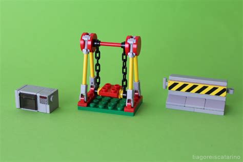 Lego Bauanleitung Mikrowelle Kinderschaukel Und Straßensperre