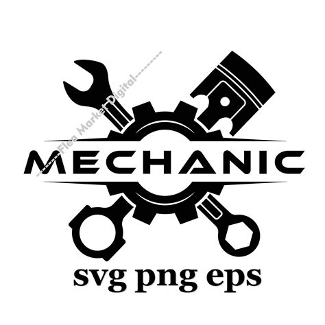 Auto Repair Mechanic Garage Logo Svg Png Eps Clipart Etsy