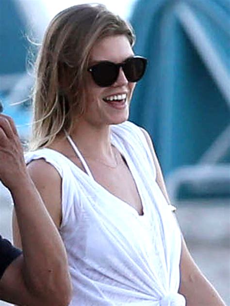 Maryna Linchuk Flashing Her White Thong Booty On A Stroll In Miami