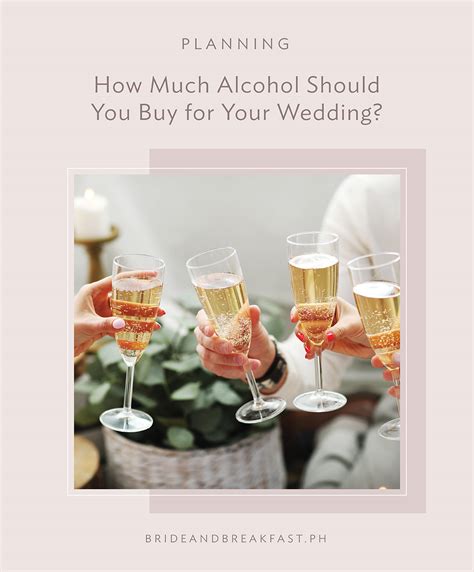 How Much Alcohol To Buy For Wedding Philippines Wedding Blog