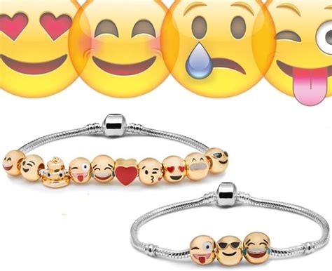 2021 Emoji Charms Bracelet Newest Fashion Emoji Bracelet 3 10 Beaded