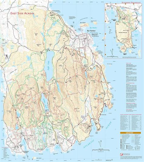 Acadia National Park Map Adventures