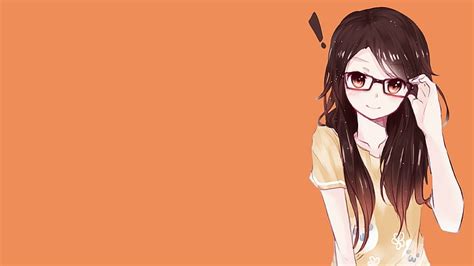 Hd Wallpaper Brown Haired Female Anime Illustration Anime Girls