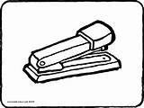Stapler Drawing Kiddicolour Colouring Receiver Mail Clipartmag Paintingvalley sketch template