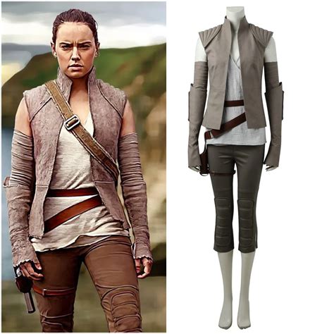 2017 Star Wars The Last Jedi Rey Cosplay Costume Holster Only In Movie
