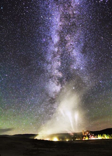 Astrophotography Blog Milky Way Over Yellowstone National Park Old