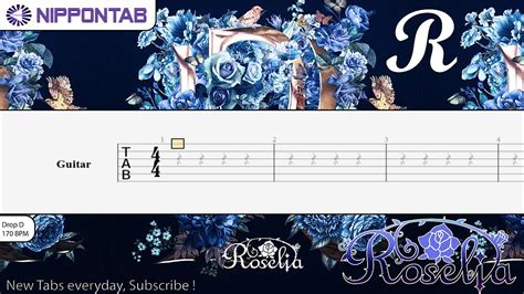It is the title track of their 6th single, with the remastered versions of black. 【Guitar TAB】〚Roselia〛R - Bang Dream! / バンドリ! ギター tab譜 - YouTube