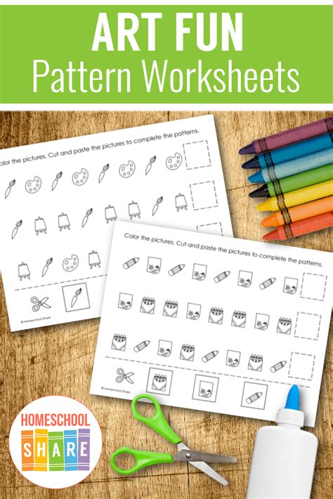 Free Art Pattern Worksheets For Preschool Homeschool Share