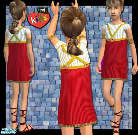 The Sims Resource Evi Ancient Greek Kids 2
