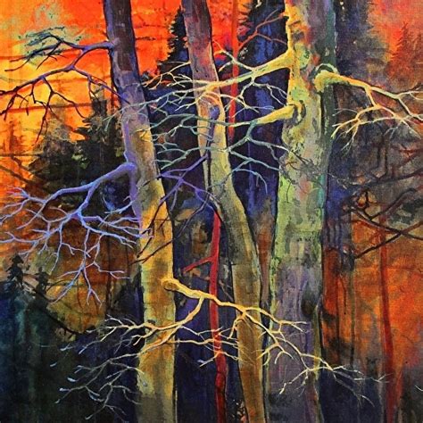 Carol Nelson Fine Art Blog Tree Art Painting Twilight Dance By