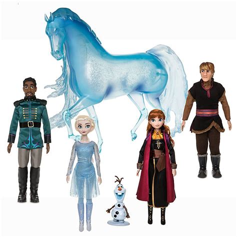 Disney Frozen 2 Deluxe Doll Set Anna Elsa Olaf Kristoff Mattias Nokk N