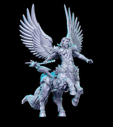 Ramuh Final Fantasy 32mm Pre Supported 3d Model 3d Printable Cgtrader
