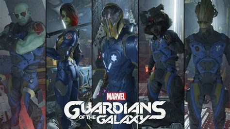 Marvels Guardians Of The Galaxy Nova Corps Skins Gameplay 4k 60fps