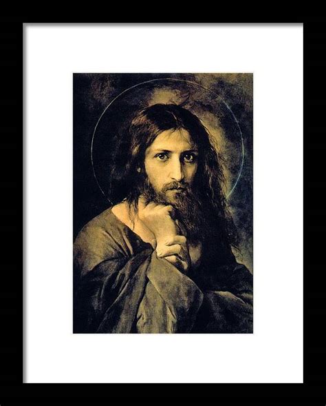 Jesus Christ Framed Print By Artmarketjapan