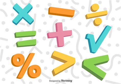 Free Download Cute Math Symbols Clipart For Design And Education Use