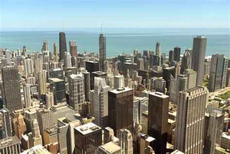 Chicago Cityscape Top View Usa Stock Photo Image Of Building