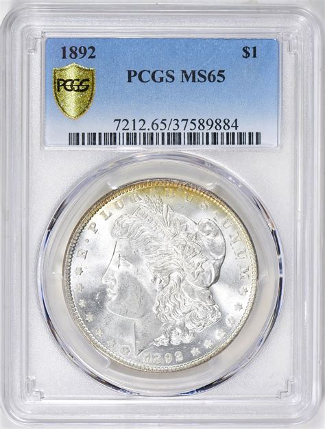 1892 Morgan Silver Dollar Pcgs Ms 65 From The Sunset Collection Part 85