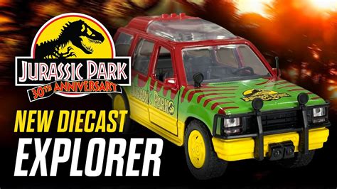 Unboxing And Review Jurassic Park Ford Explorer 132 Diecast Car By Jada