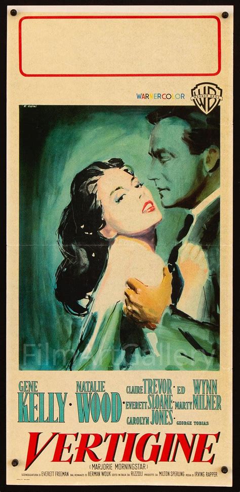 Marjorie Morningstar Movie Poster 1958 Italian Locandina 13x28