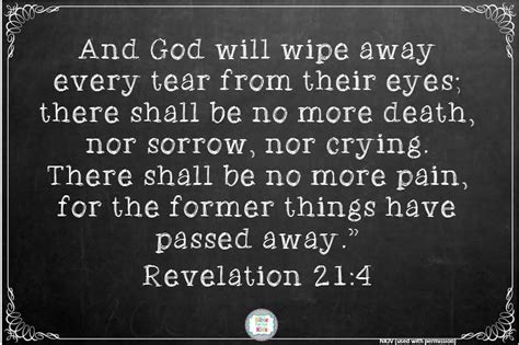 God Will Wipe Away The Tears Bible Fun For Kids