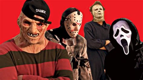 Michael Myers And Ghostface Vs Freddy And Jason Dance Battle Edition