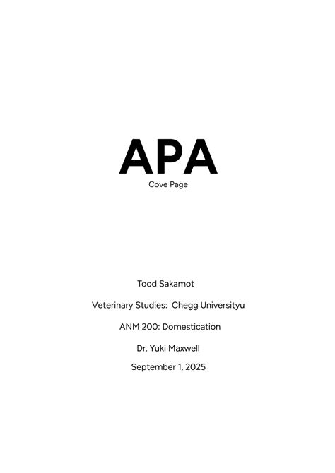 Apa Cover Page Template Edit Online And Download Example