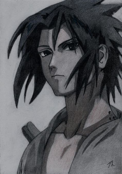 Sasuke Uchiha Drawing Sasuke Uchiha Pencil Drawing By Rakstern On