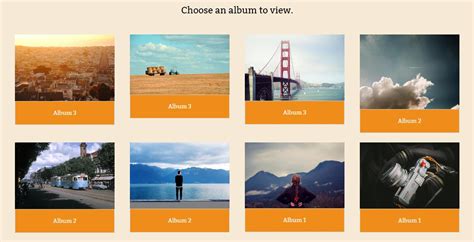 Php Display Album Cover For All Photo Gallery Albums ← Php