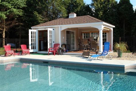 35 Swoon Worthy Pool Houses To Daydream About Pool House Shed Pool