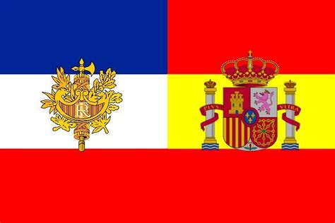 Flag Of France Spain Or Franco Spanish Empire Rvexillology