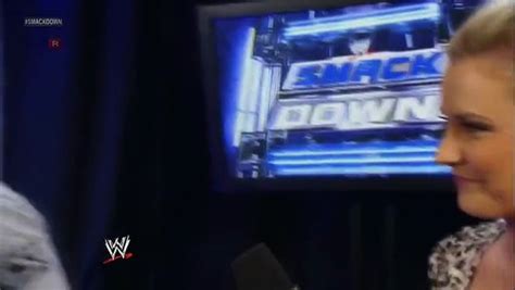 AJ Lee Layla Alicia Fox And Aksana Backstage Segment WWE Women