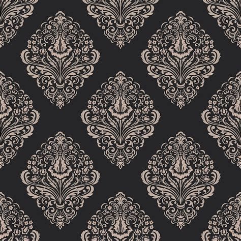 Premium Vector Vector Damask Seamless Pattern Background Classical