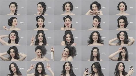 The Evolution Of Glam Part Deux 100 Years Of Beauty In One Minute