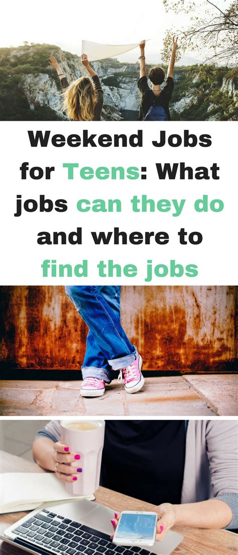 Weekend Jobs for Teens: What jobs can they do and where to find the jobs