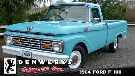 1964 Ford F100 Custom Cab Denwerks Bring A Trailer Youtube