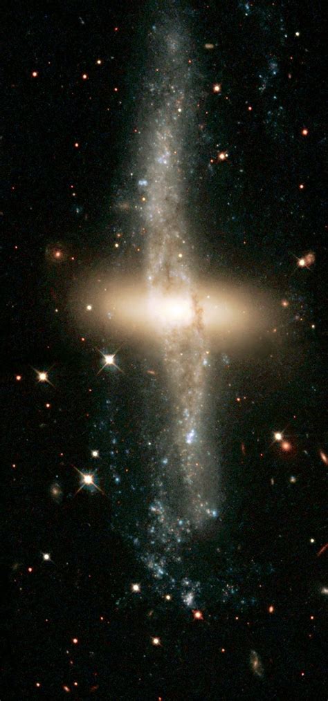 Ngc 4650a Polar Ring Galaxy By Hubble Star Image View Galaxy