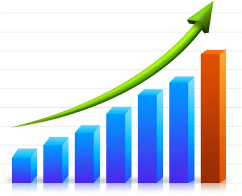 Bar Chart Graph Of A Function Clip Art Business Growth Chart